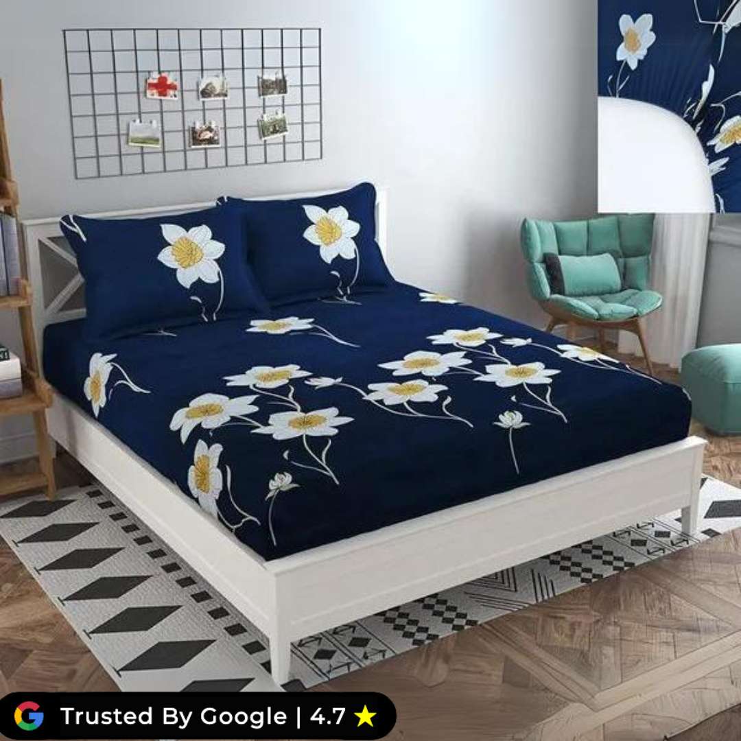 Double bedsheet set (free 2 pillow cases)